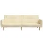 Zweiplätziges Schlafsofa aus cremefarbenem Stoff. von , Sofas - Ref: Foro24-375787, Preis: 270,80 €, Rabatt: %