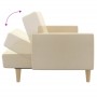 Sofá cama de 2 plazas tela color crema by , Sofas - Ref: Foro24-375787, Price: 275,57 €, Discount: %