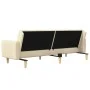 Zweiplätziges Schlafsofa aus cremefarbenem Stoff. von , Sofas - Ref: Foro24-375787, Preis: 270,80 €, Rabatt: %