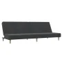 Sofá cama de 2 plazas tela gris oscuro by , Sofas - Ref: Foro24-375724, Price: 248,91 €, Discount: %
