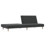 Sofá cama de 2 plazas tela gris oscuro by , Sofas - Ref: Foro24-375724, Price: 232,93 €, Discount: %
