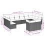 12-teiliges Gartensofa-Set und Kissen aus braunem Kunststoff-Rattan. von , Gartensets - Ref: Foro24-3250267, Preis: 906,04 €,...