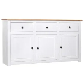 Sideboard aus Kiefernholz im weißen Panama-Stil 135x40x80 cm von vidaXL, Sideboards - Ref: Foro24-282705, Preis: 262,91 €, Ra...