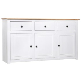 Sideboard aus Kiefernholz im weißen Panama-Stil 135x40x80 cm von vidaXL, Sideboards - Ref: Foro24-282705, Preis: 252,38 €, Ra...