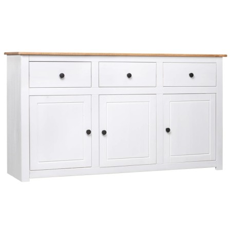 Sideboard aus Kiefernholz im weißen Panama-Stil 135x40x80 cm von vidaXL, Sideboards - Ref: Foro24-282705, Preis: 252,38 €, Ra...
