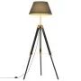Stativleuchte aus massivem Teakholz schwarz und gold 141 cm von , Lampen - Ref: Foro24-288076, Preis: 89,21 €, Rabatt: %