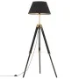 Stativleuchte aus massivem Teakholz schwarz und gold 141 cm von , Lampen - Ref: Foro24-288076, Preis: 89,21 €, Rabatt: %