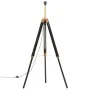 Stativleuchte aus massivem Teakholz schwarz und gold 141 cm von , Lampen - Ref: Foro24-288076, Preis: 89,21 €, Rabatt: %