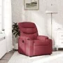 Sillón reclinable de tela rojo tinto de , Sillones - Ref: Foro24-374150, Precio: 238,53 €, Descuento: %