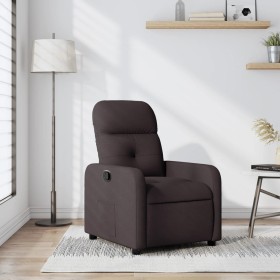 Dark brown fabric recliner by , Armchairs - Ref: Foro24-374202, Price: 186,70 €, Discount: %