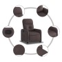 Dunkelbrauner Stoffsessel von , Sessel - Ref: Foro24-374202, Preis: 186,70 €, Rabatt: %