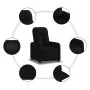 Sessel aus schwarzem Stoff von , Sessel - Ref: Foro24-374199, Preis: 186,19 €, Rabatt: %