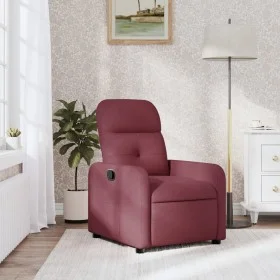 Red wine fabric recliner by , Armchairs - Ref: Foro24-374200, Price: 186,80 €, Discount: %