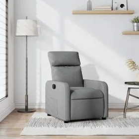 Light gray fabric recliner by , Armchairs - Ref: Foro24-374165, Price: 173,57 €, Discount: %