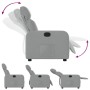 Light gray fabric recliner by , Armchairs - Ref: Foro24-374165, Price: 176,24 €, Discount: %