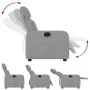 Light gray fabric recliner by , Armchairs - Ref: Foro24-374165, Price: 173,57 €, Discount: %