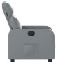 Gray synthetic leather recliner by , Armchairs - Ref: Foro24-374186, Price: 191,63 €, Discount: %