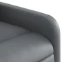 Sillón reclinable de cuero sintético gris de , Sillones - Ref: Foro24-374186, Precio: 188,34 €, Descuento: %