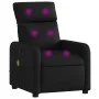 Reclining massage armchair in black synthetic leather by , Armchairs - Ref: Foro24-374190, Price: 220,06 €, Discount: %
