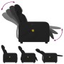 Sillón de masaje reclinable cuero sintético negro de , Sillones - Ref: Foro24-374190, Precio: 223,21 €, Descuento: %