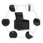 Reclining massage armchair in black synthetic leather by , Armchairs - Ref: Foro24-374190, Price: 220,06 €, Discount: %