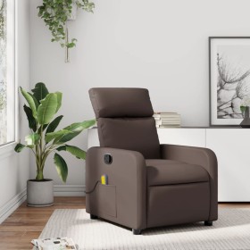 Brauner Liege-Massagesessel aus Kunstleder von , Sessel - Ref: Foro24-374192, Preis: 190,56 €, Rabatt: %