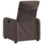 Reclining massage armchair in brown synthetic leather by , Armchairs - Ref: Foro24-374192, Price: 190,93 €, Discount: %