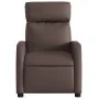 Reclining massage armchair in brown synthetic leather by , Armchairs - Ref: Foro24-374192, Price: 190,93 €, Discount: %