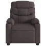 Sillón reclinable de tela marrón oscuro de , Sillones - Ref: Foro24-374152, Precio: 252,14 €, Descuento: %