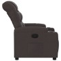 Sillón reclinable de tela marrón oscuro de , Sillones - Ref: Foro24-374152, Precio: 210,82 €
