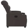 Sillón reclinable de tela marrón oscuro de , Sillones - Ref: Foro24-374152, Precio: 252,14 €, Descuento: %