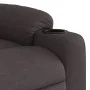 Sillón reclinable de tela marrón oscuro de , Sillones - Ref: Foro24-374152, Precio: 252,14 €, Descuento: %