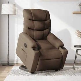 Anhebbarer Liegesessel aus braunem Stoff von , Sessel - Ref: Foro24-3206649, Preis: 327,01 €, Rabatt: %