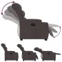Elektrischer Liegesessel aus dunkelbraunem Stoff von , Sessel - Ref: Foro24-3206668, Preis: 378,19 €, Rabatt: %