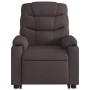 Sillón eléctrico reclinable elevable de tela marrón oscuro de , Sillones - Ref: Foro24-3206668, Precio: 321,33 €, Descuento: %