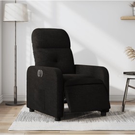 Black Fabric Power Recliner by , Armchairs - Ref: Foro24-3206779, Price: 230,52 €, Discount: %