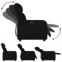 Black Fabric Power Recliner by , Armchairs - Ref: Foro24-3206779, Price: 238,50 €, Discount: %