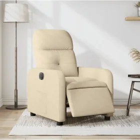 Cream Fabric Power Recliner by , Armchairs - Ref: Foro24-3206785, Price: 253,88 €, Discount: %