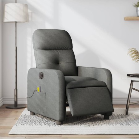 Elektrischer Massage-Liegestuhl dunkelgrauer Stoff von , Sessel - Ref: Foro24-3206787, Preis: 230,88 €, Rabatt: %