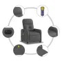 Elektrischer Massage-Liegestuhl dunkelgrauer Stoff von , Sessel - Ref: Foro24-3206787, Preis: 235,10 €, Rabatt: %