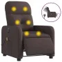 Elektrischer Massage-Liegestuhl dunkelbrauner Stoff von , Sessel - Ref: Foro24-3206791, Preis: 240,10 €, Rabatt: %