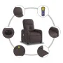 Elektrischer Massage-Liegestuhl dunkelbrauner Stoff von , Sessel - Ref: Foro24-3206791, Preis: 240,10 €, Rabatt: %