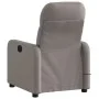 Sillón reclinable de masaje eléctrico tela gris taupe de , Sillones - Ref: Foro24-3206793, Precio: 269,60 €, Descuento: %