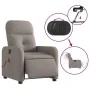 Sillón reclinable de masaje eléctrico tela gris taupe de , Sillones - Ref: Foro24-3206793, Precio: 269,60 €, Descuento: %