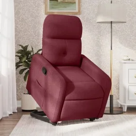 Reclining and elevating armchair in burgundy fabric by , Armchairs - Ref: Foro24-3206798, Price: 271,92 €, Discount: %