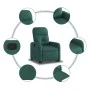 Dark green fabric lifting recliner by , Armchairs - Ref: Foro24-3206801, Price: 272,19 €, Discount: %
