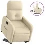 Cremefarbener, anhebbarer Liegesessel aus Stoff von , Sessel - Ref: Foro24-3206803, Preis: 289,76 €, Rabatt: %