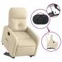 Cream Fabric Liftable Recliner by , Armchairs - Ref: Foro24-3206803, Price: 289,76 €, Discount: %