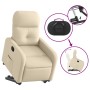 Cremefarbener, anhebbarer Liegesessel aus Stoff von , Sessel - Ref: Foro24-3206803, Preis: 248,47 €, Rabatt: %