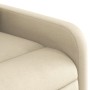 Cremefarbener, anhebbarer Liegesessel aus Stoff von , Sessel - Ref: Foro24-3206803, Preis: 248,47 €, Rabatt: %